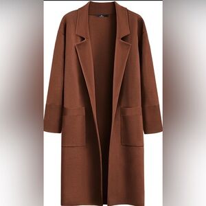 Stylish Tan Long Coat